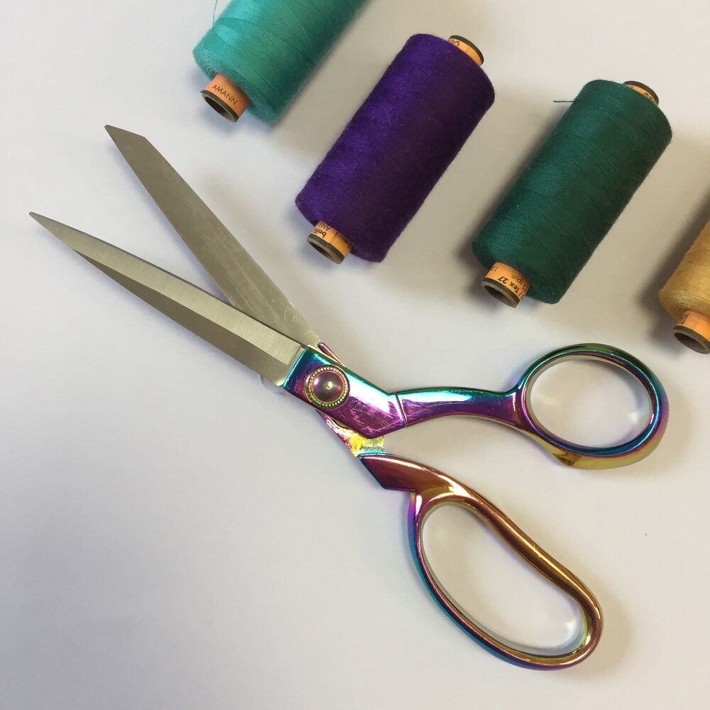 Fabric Scissors Rainbow Hemline Sew Confident
